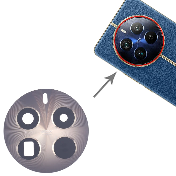 For Realme 12 Pro+ 10pcs Original Back Camera Lens (Gold) by buy2fix