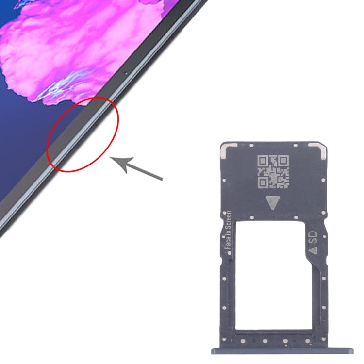 For Lenovo Tab P11 TB-J606 Original Micro SD Card Tray (Black) by buy2fix