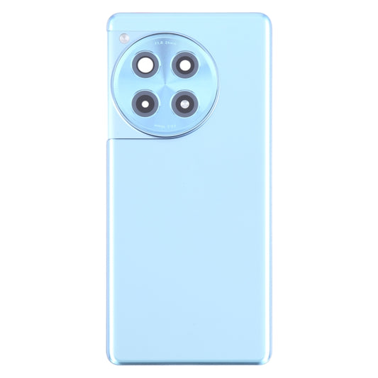 For OnePlus Ace 3 PJE110 Original Glass Battery Back Cover with Camera Lens(Blue) by buy2fix