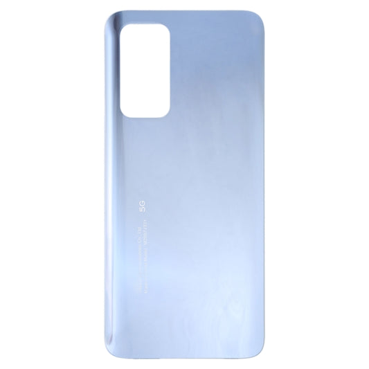 For Xiaomi Redmi K30S Glass Battery Back Cover(Silver) by buy2fix
