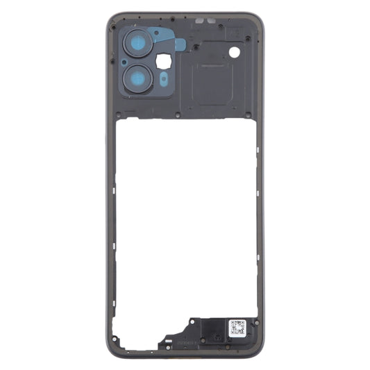 For Motorola Moto G13 Original Middle Frame Bezel Plate (Black) by buy2fix