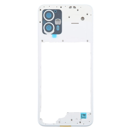 For Motorola Moto G23 Original Middle Frame Bezel Plate (White) by buy2fix