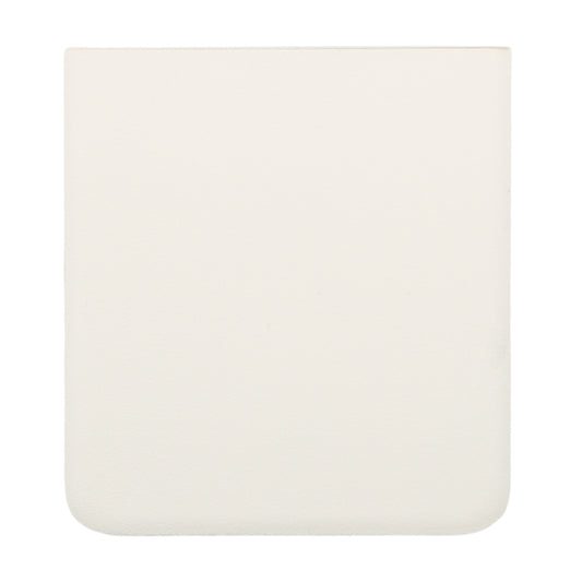 For Motorola Razr 40 Original Lower Part Battery Back Cover(White) by buy2fix