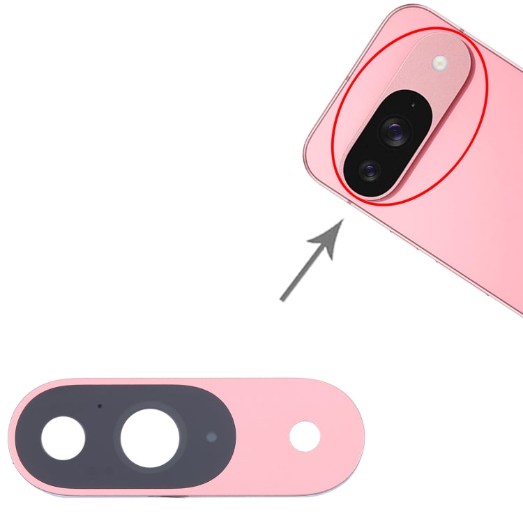 For Google Pixel 9 Original Camera Lens Cover (Pink) by buy2fix