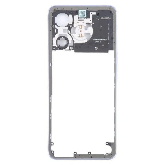 For Xiaomi Redmi Note 13R Original Middle Frame Bezel Plate (Purple) by buy2fix