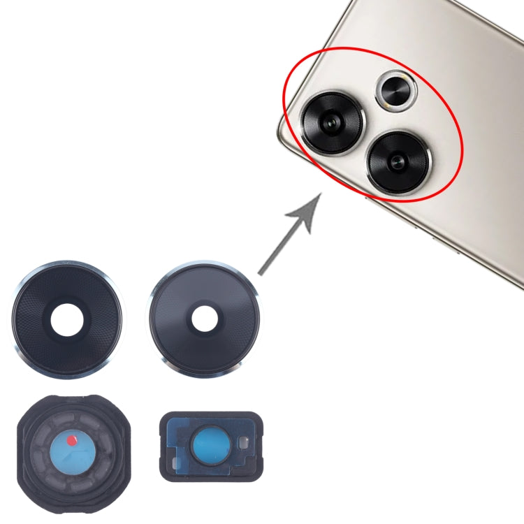 For Xiaomi Poco F6 Camera Lens Cover (Green) by buy2fix