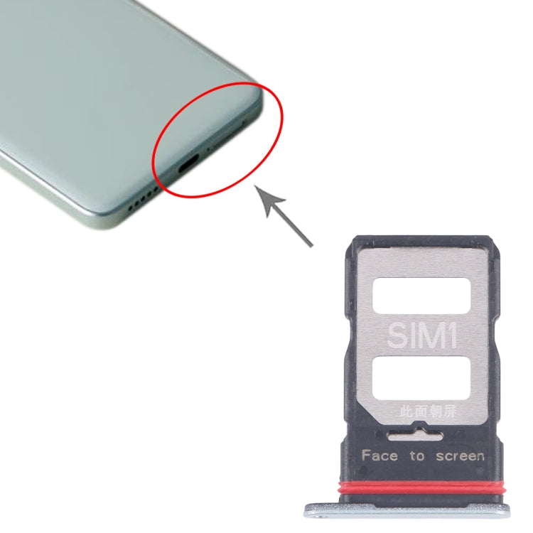 For Xiaomi Poco X6 Pro Original SIM Card Tray + SIM Card Tray (Green) by buy2fix