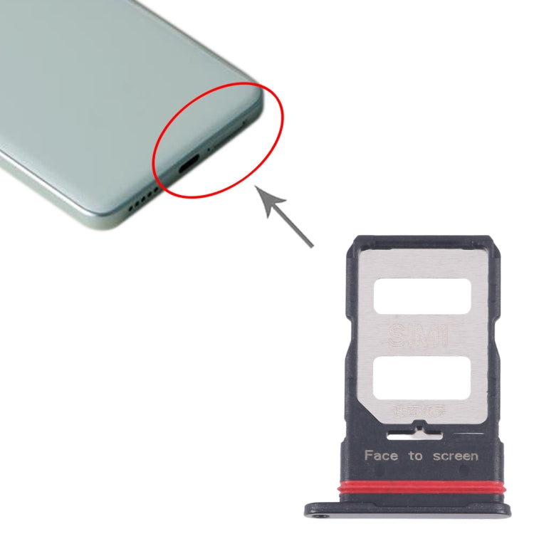 For Xiaomi Redmi K70E Original SIM Card Tray + SIM Card Tray (Black) by buy2fix
