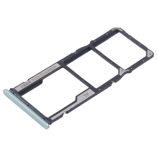 For Xiaomi Redmi 13R Original SIM Card Tray + SIM Card Tray + Micro SD Card Tray (Green) by buy2fix