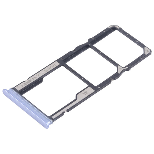 For Xiaomi Redmi 13R Original SIM Card Tray + SIM Card Tray + Micro SD Card Tray (Blue) by buy2fix