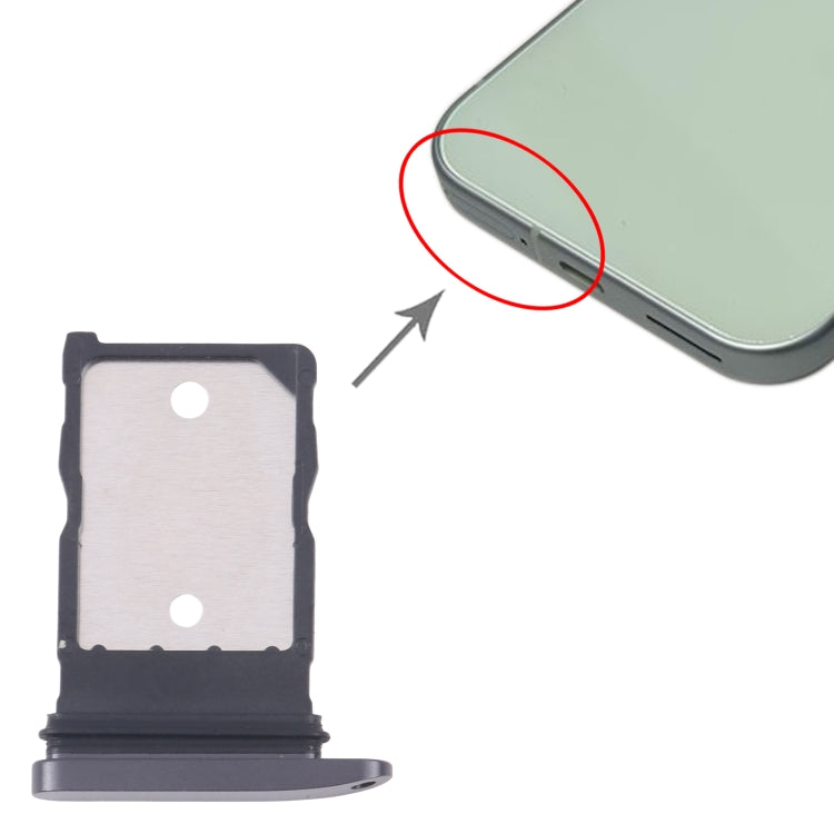 For Google Pixel 9 Original SIM Card Tray (Black) by buy2fix