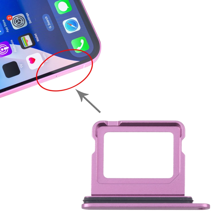 For iPhone 16 SIM Card Tray (Pink) by buy2fix