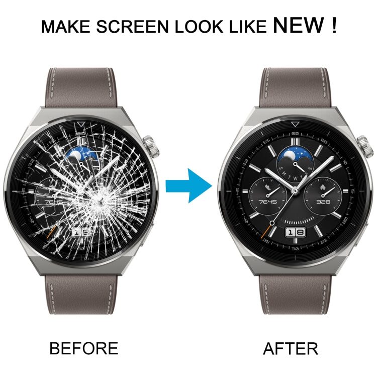 For Huawei Watch 3 Pro 48mm / 3 Pro NEW 48mm OEM Front Screen Outer Glass Lens with OCA Optically Clear Adhesive by buy2fix
