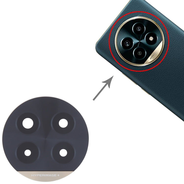 For Realme 13 Pro 10pcs Original Back Camera Lens (Black) by buy2fix