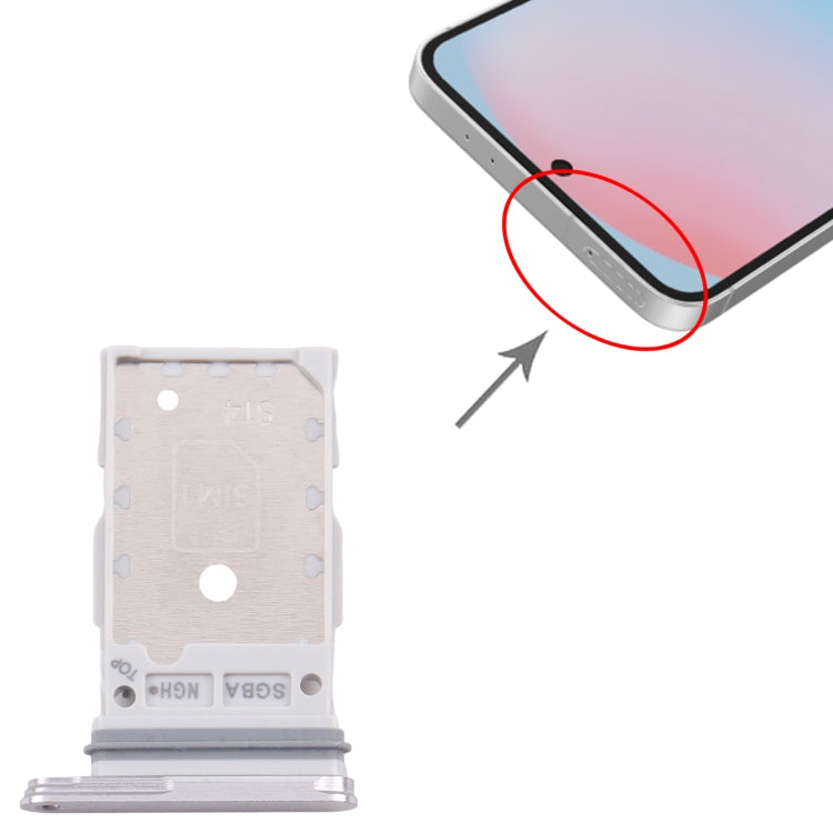 For Samsung Galaxy S24 FE SM-S721B Original SIM Card Tray + SIM Card Tray (Grey) - by buy2fix | Online Shopping UK | buy2fix