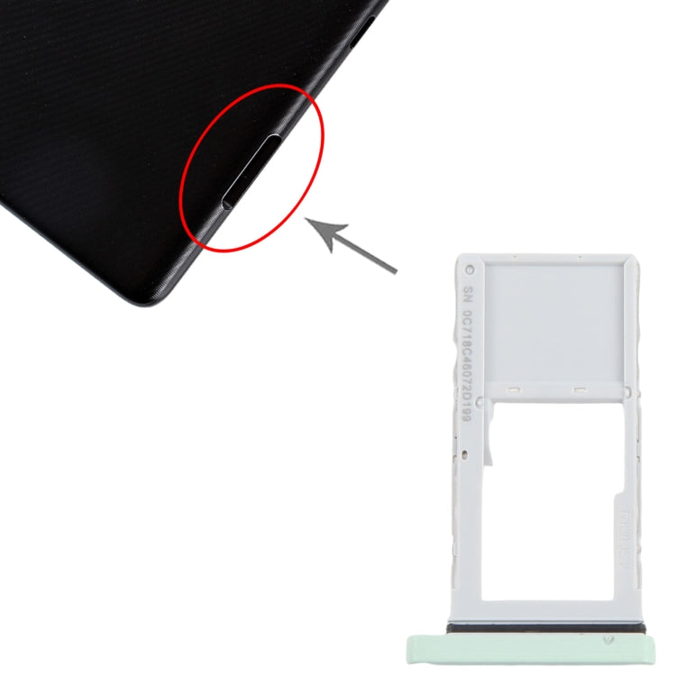 For TCL Tab 10s 4G Original Micro SD Card Tray (Green) by buy2fix