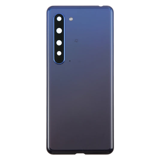 For Sharp Aquos R5G Original Battery Back Cover(Blue) by buy2fix