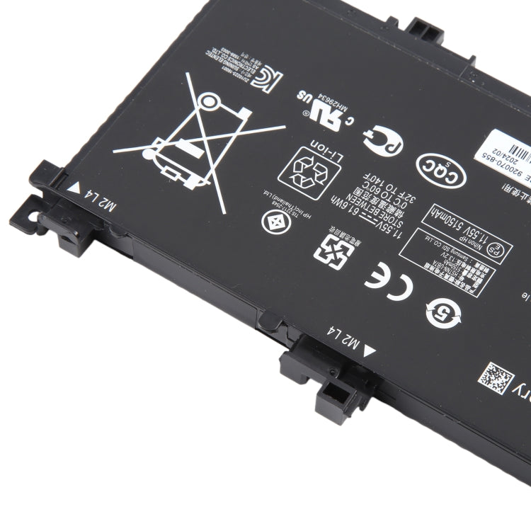 11.55V 61.6Wh 5150mAh Li-ion Battery For HP OMEN 15-bc011TX 15-bc012TX 15-bc013TX 15-AX015TX AX017TX TPN-Q173 HSTNN-UB7A 849910-850 TE03XL by buy2fix