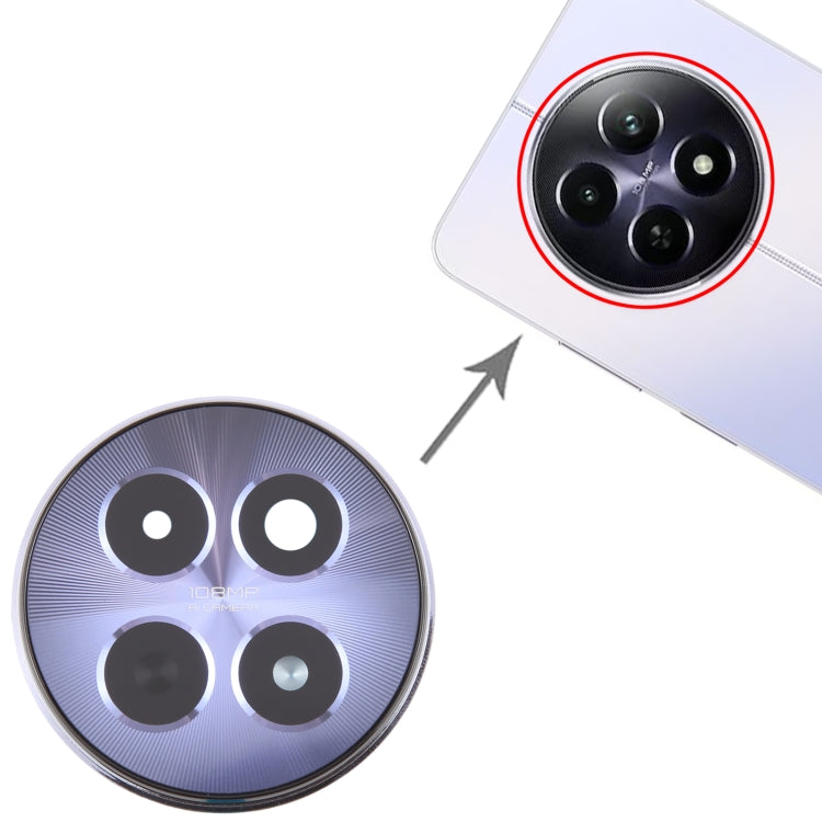 For Realme 12 Original Rear Camera Lens Cover (Purple) by buy2fix