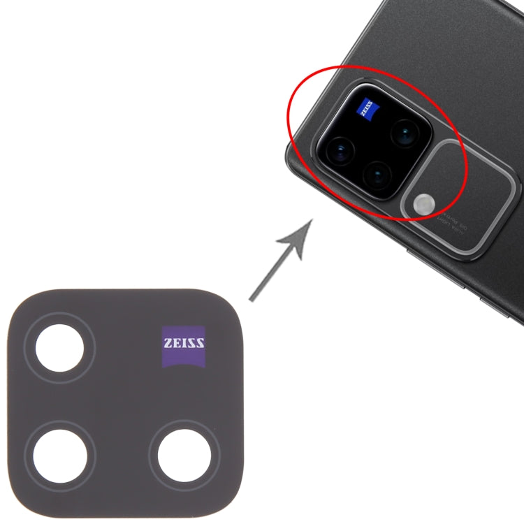 For vivo V30 Pro 10pcs OEM Back Camera Lens by buy2fix