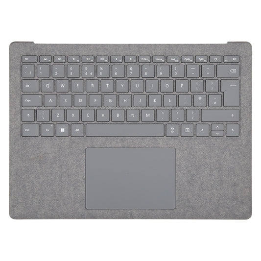 For Microsoft Surface Laptop 3 / 4 / 5 13.5 inch UK Keyboard with C Shell / Touch Board (Grey) by buy2fix