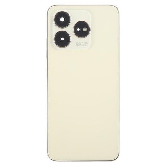 For ZTE Axon 60 / V60 Z2356 Glass Battery Back Cover with Middle Frame / Camera Lens Cover(Gold) - For ZTE by buy2fix | Online Shopping UK | buy2fix