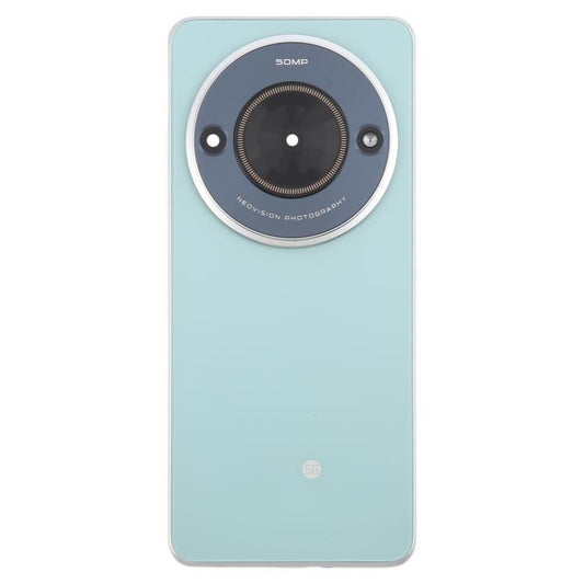 For ZTE Blade A75 5G Z2357N / Blade V60 Smart Glass Battery Back Cover with Middle Frame / Camera Lens Cover(Green) - For ZTE by buy2fix | Online Shopping UK | buy2fix