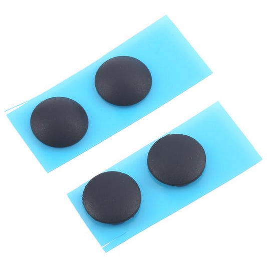 For Microsoft Surface Laptop 3 / 4 / 5 1872 1868 1952 1867 1950 4 in 1 Bottom Case Rubber Mats (Black) - Microsoft Spare Parts by buy2fix | Online Shopping UK | buy2fix