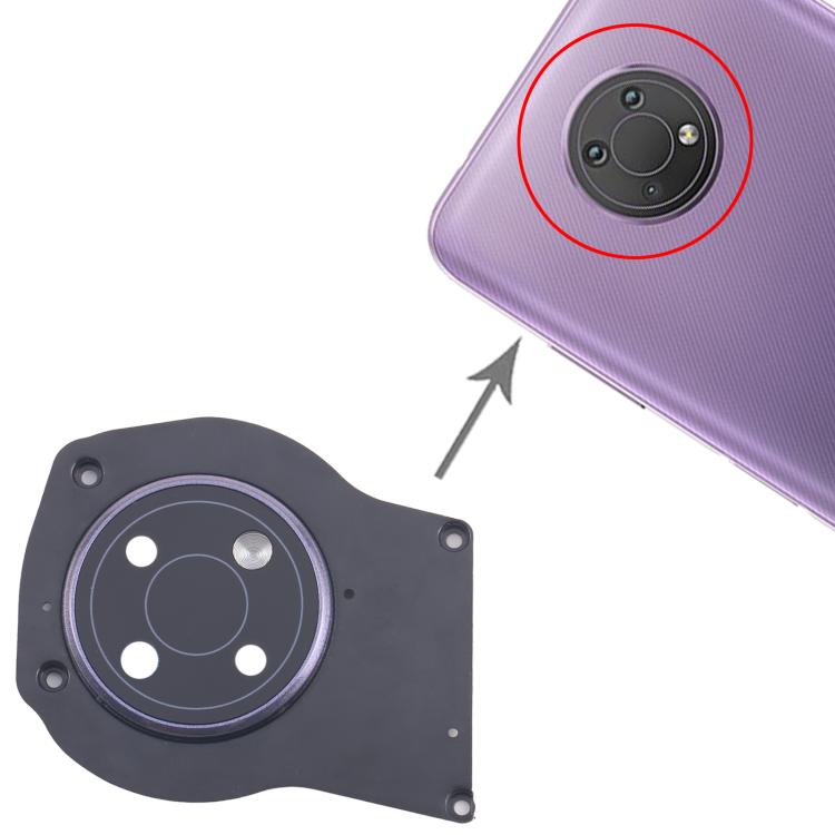 For Nokia G10 Original Rear Camera Lens Cover (Purple) - Camera by buy2fix | Online Shopping UK | buy2fix