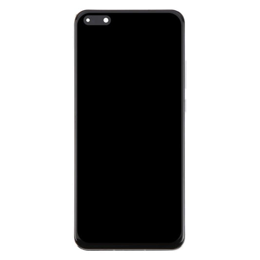 For Huawei P40 Pro TFT LCD Screen Digitizer Full Assembly with Frame, Not Supporting Fingerprint Identification (Silver) - LCD Screen by buy2fix | Online Shopping UK | buy2fix