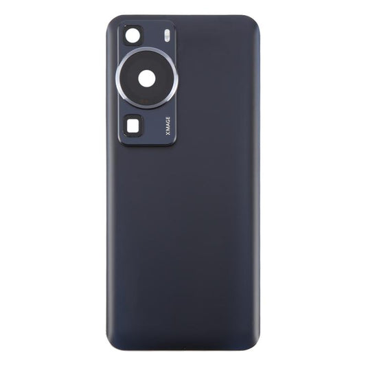 For Huawei P60 Battery Back Cover with Camera Lens Cover(Black) - Back Cover by buy2fix | Online Shopping UK | buy2fix