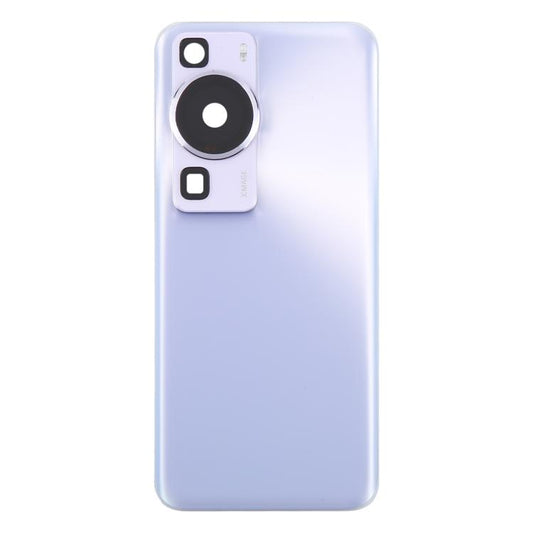 For Huawei P60 Battery Back Cover with Camera Lens Cover(Purple) - Back Cover by buy2fix | Online Shopping UK | buy2fix