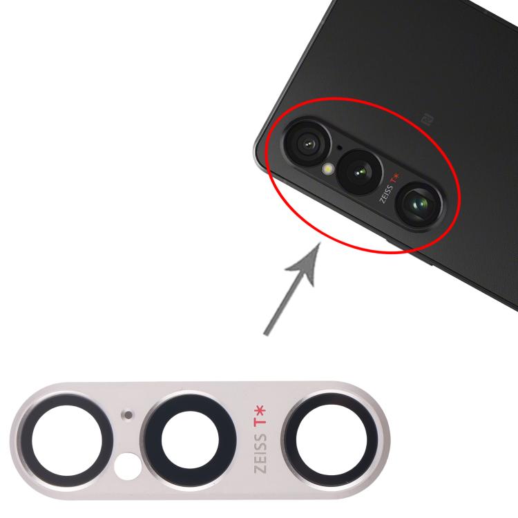 For Sony Xperia 1 VI Original Rear Camera Lens Cover (Silver) - Camera by buy2fix | Online Shopping UK | buy2fix