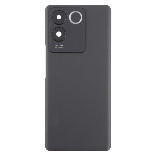 For vivo T2 Pro Battery Back Cover with Camera Lens Cover(Black) - Back Cover by buy2fix | Online Shopping UK | buy2fix