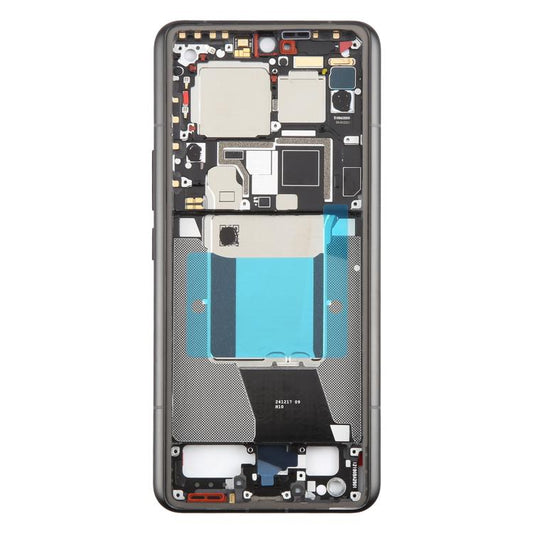 For Xiaomi 14 Ultra Original Middle Frame Bezel Plate (Black) - Frame Bezel Plate by buy2fix | Online Shopping UK | buy2fix