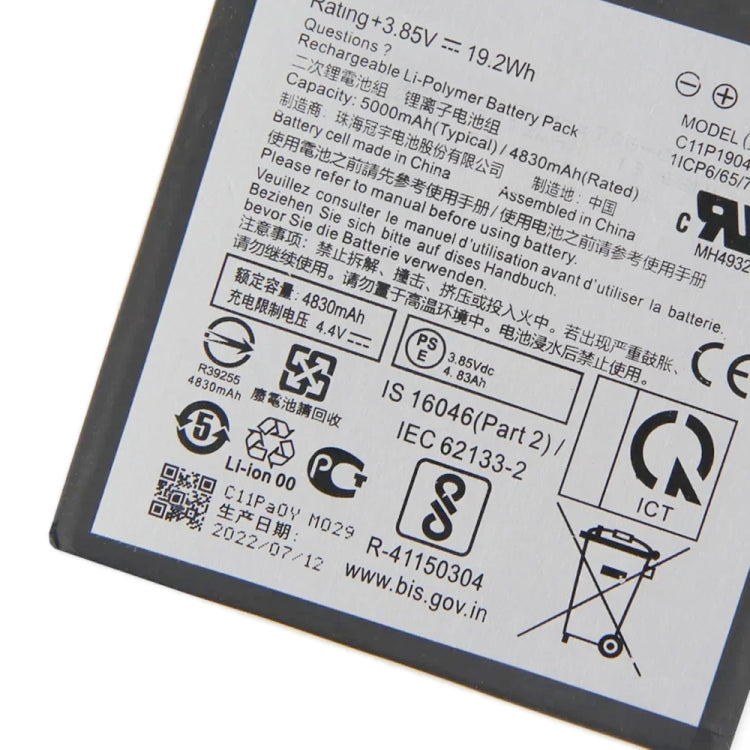 5000mAh Battery Replacement For ASUS Zenfone 7 / 7 Pro / 8 Flip ZS672KS ZS670KS ZS671KS C11P1904 by buy2fix