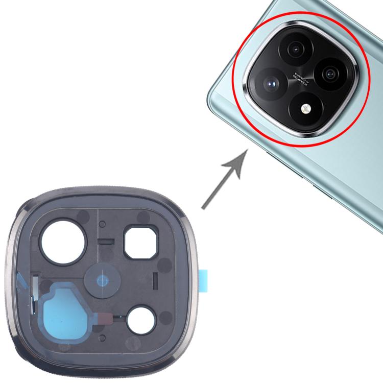 For Xiaomi Redmi Note 14 Pro+ 5G Back Camera Lens Frame (Black) - Camera by buy2fix | Online Shopping UK | buy2fix