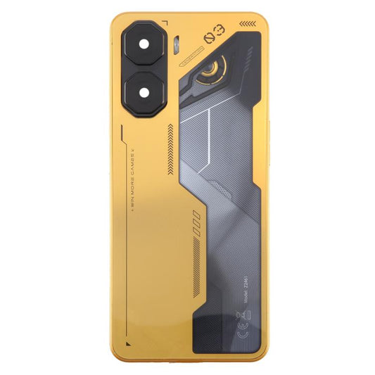 For ZTE nubia Neo 3 Plastic Battery Back Cover with Middle Frame / Camera Lens Cover(Gold) - For ZTE by buy2fix | Online Shopping UK | buy2fix