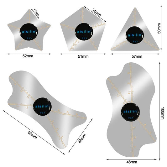 5 PCS 0.1mm Ultra-thin Stainless Steel Pry Bar Crowbar Removal Card by buy2fix