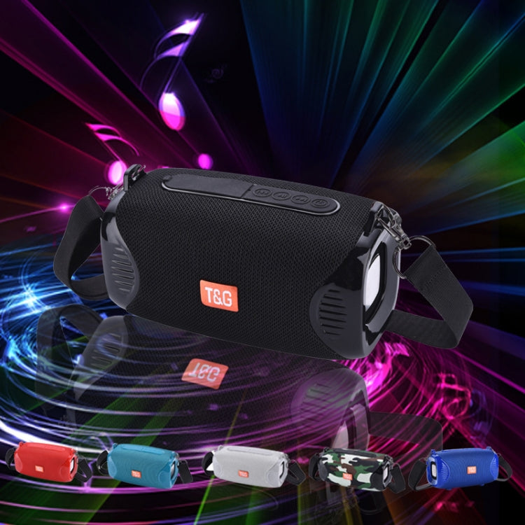 T&G TG532 10W Wireless Bluetooth Speaker Waterproof Portable Outdoor Mini Column Box Loudspeaker with FM Radio(Green) by T&G