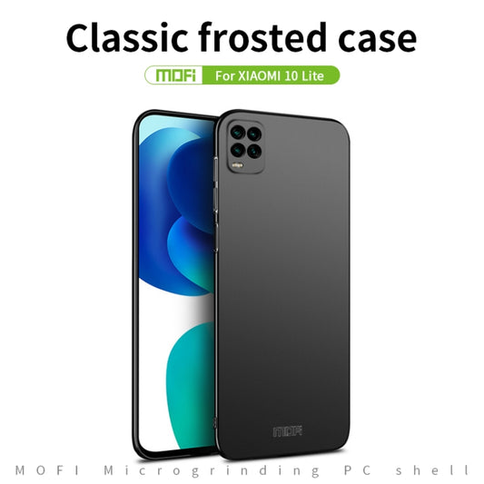 For Xiaomi Mi 10 Lite MOFI Frosted PC Ultra-thin Hard Case(Gold) by MOFI