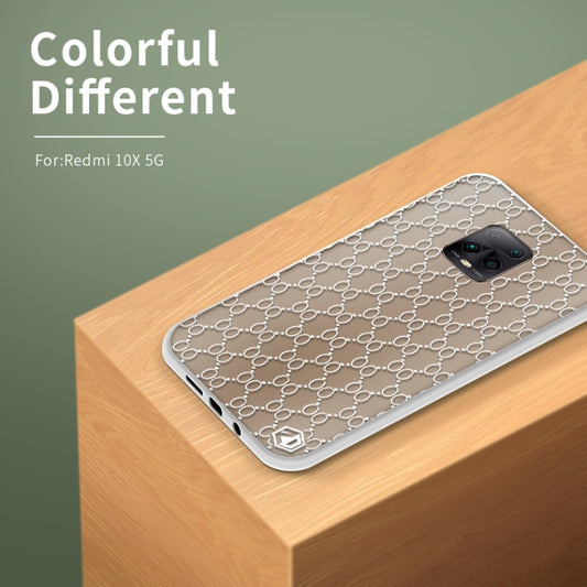 For Xiaomi Redmi 10X 5G PINWUYO Series 2nd Generation PC + TPU Anti-drop All-inclusive Protective Shell Matte Back Cover(White) by PINWUYO