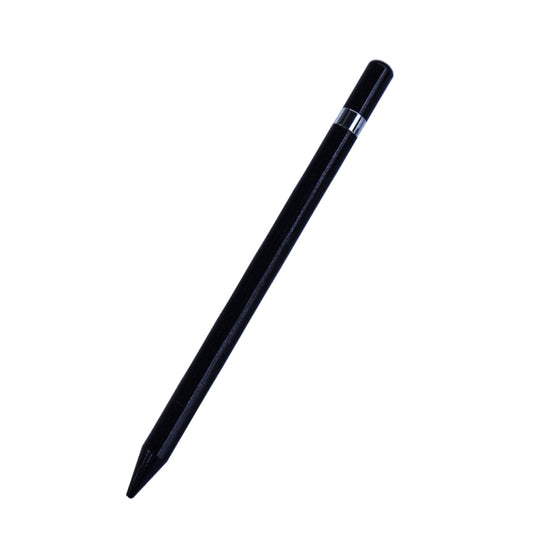 Imitation Porcelain 2 in 1 Mobile Phone Touch Screen Capacitive Pen for Apple / Huawei / Xiaomi / Samsung(Black) by buy2fix