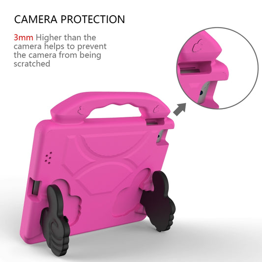 EVA Shockproof Tablet Case with Thumb Bracket For iPad 4 / 3 / 2(Rose Red) - iPad 4 & 3 & 2 Cases by buy2fix | Online Shopping UK | buy2fix