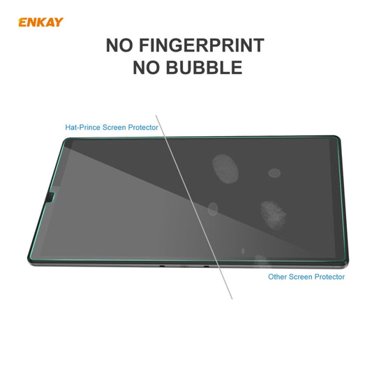 For Lenovo Tab M10 Plus TB-X606F 2 PCS ENKAY Hat-Prince 0.33mm 9H Surface Hardness 2.5D Explosion-proof Tempered Glass Protector Film - Others by ENKAY | Online Shopping UK | buy2fix