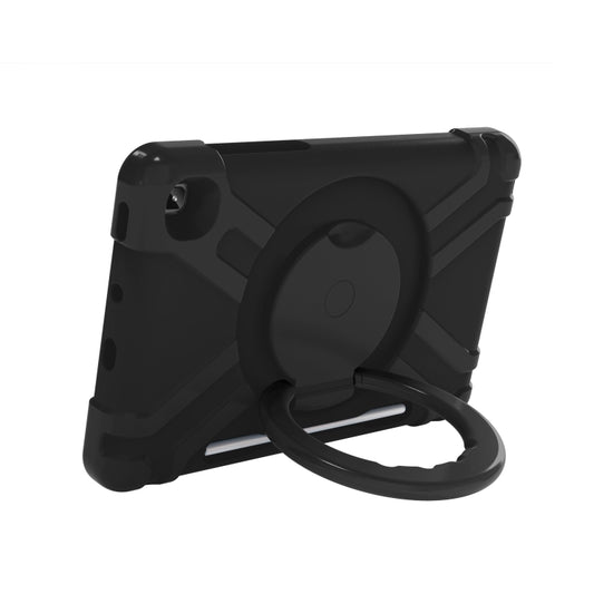 For Samsung Galaxy Tab S6 Lite P610 PC + Silicone Shockproof Combination Case with 360 Degree Rotating Holder & Handle & Pen Slot(Black) - Tab S6 Lite P610 / P615 by buy2fix | Online Shopping UK | buy2fix