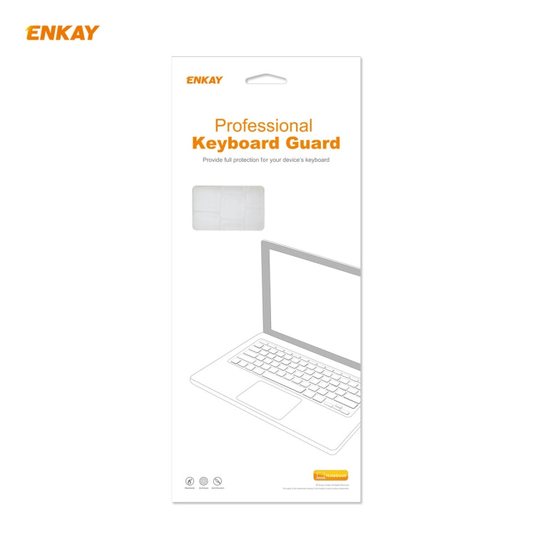 ENKAY Hat-Prince 3 in 1 For MacBook Pro 13 inch A2289 / A2251 (2020) Crystal Hard Shell Protective Case + Europe Version Ultra-thin TPU Keyboard Protector Cover + Anti-dust Plugs Set(Green) by ENKAY
