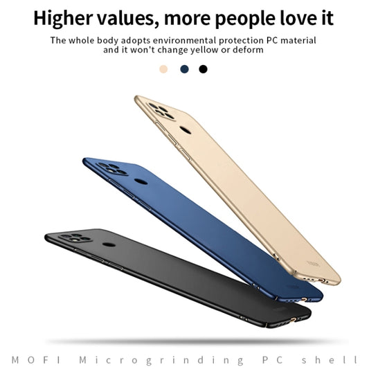 For Xiaomi Redmi 9C MOFI Frosted PC Ultra-thin Hard Case(Gold) by MOFI