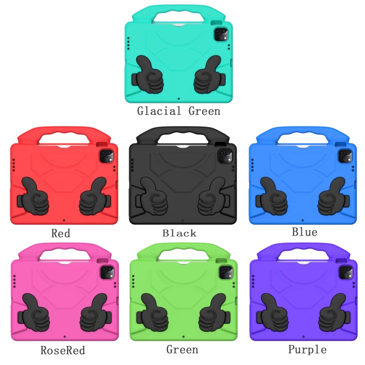 Children EVA Shockproof Tablet Case with Thumb Bracket For iPad Air 2022 / 2020 10.9(Black) - iPad Air (2022) / (2020) 10.9 Cases by buy2fix | Online Shopping UK | buy2fix