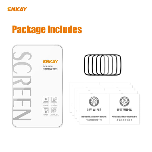 5 PCS For Fitbit Versa 3 / Fitbit Sense ENKAY Hat-Prince 3D Full Screen Soft PC Edge + PMMA HD Screen Protector Film by ENKAY